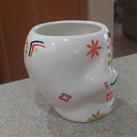 Sugar Skull Shaped Mug Dia De Los Muertos Cup- Day Of The Dead - Picture 3 of 5